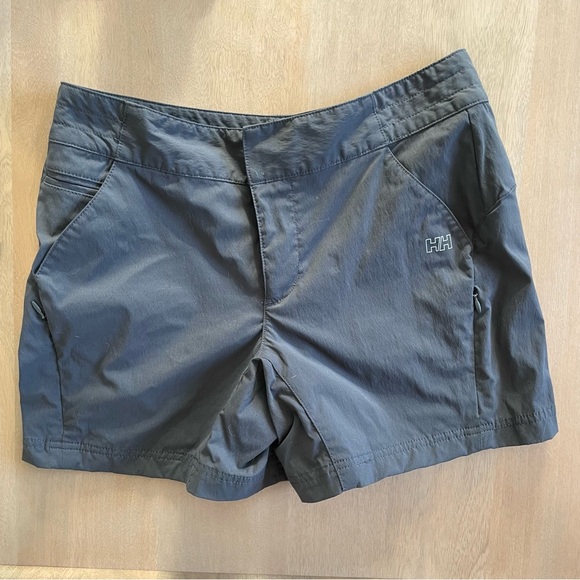 Helly Hansen Pants - Helly Hansen Gray Cargo Shorts Lightweight Versatile Design